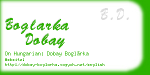 boglarka dobay business card